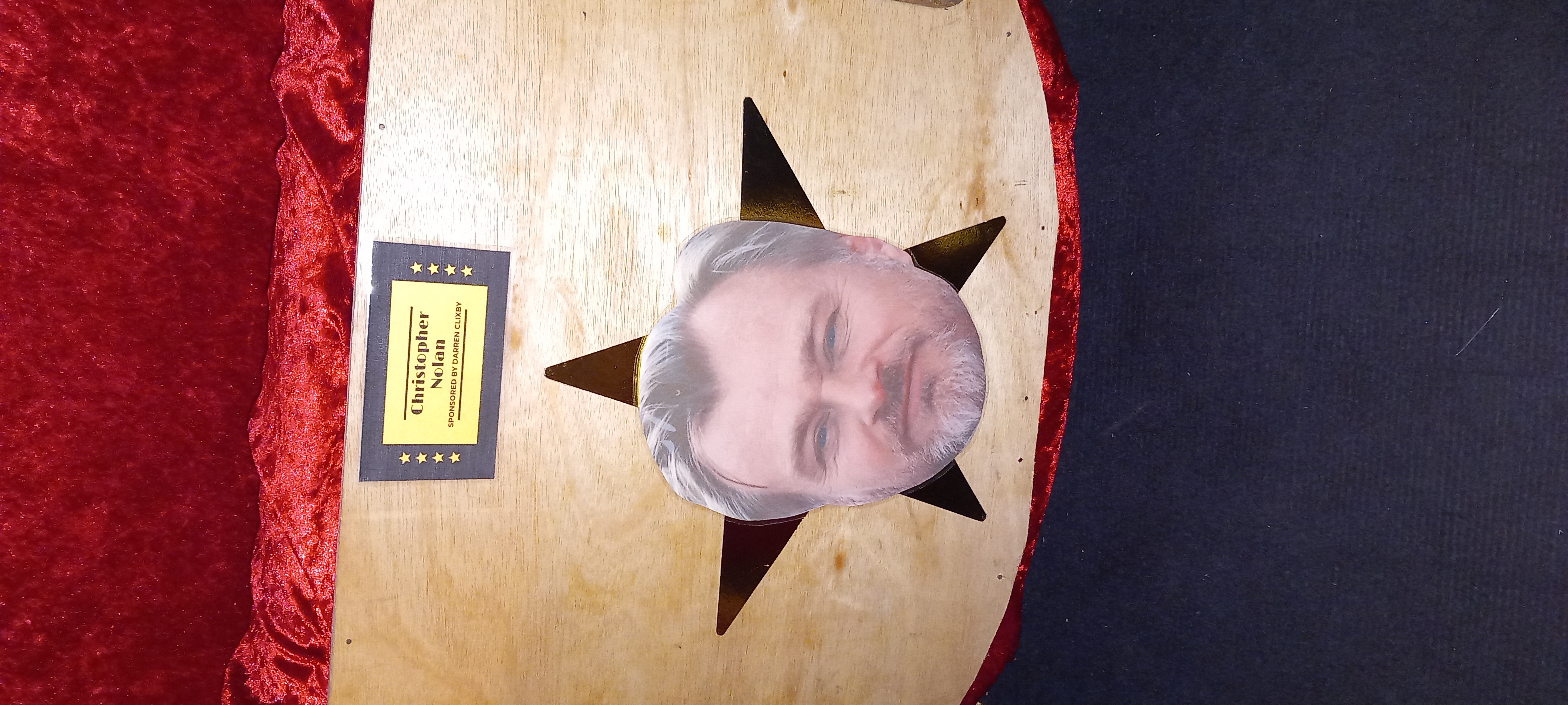 Thanks to Darren Clixby, choosing Christopher Nolan for his Sponsored Seatn