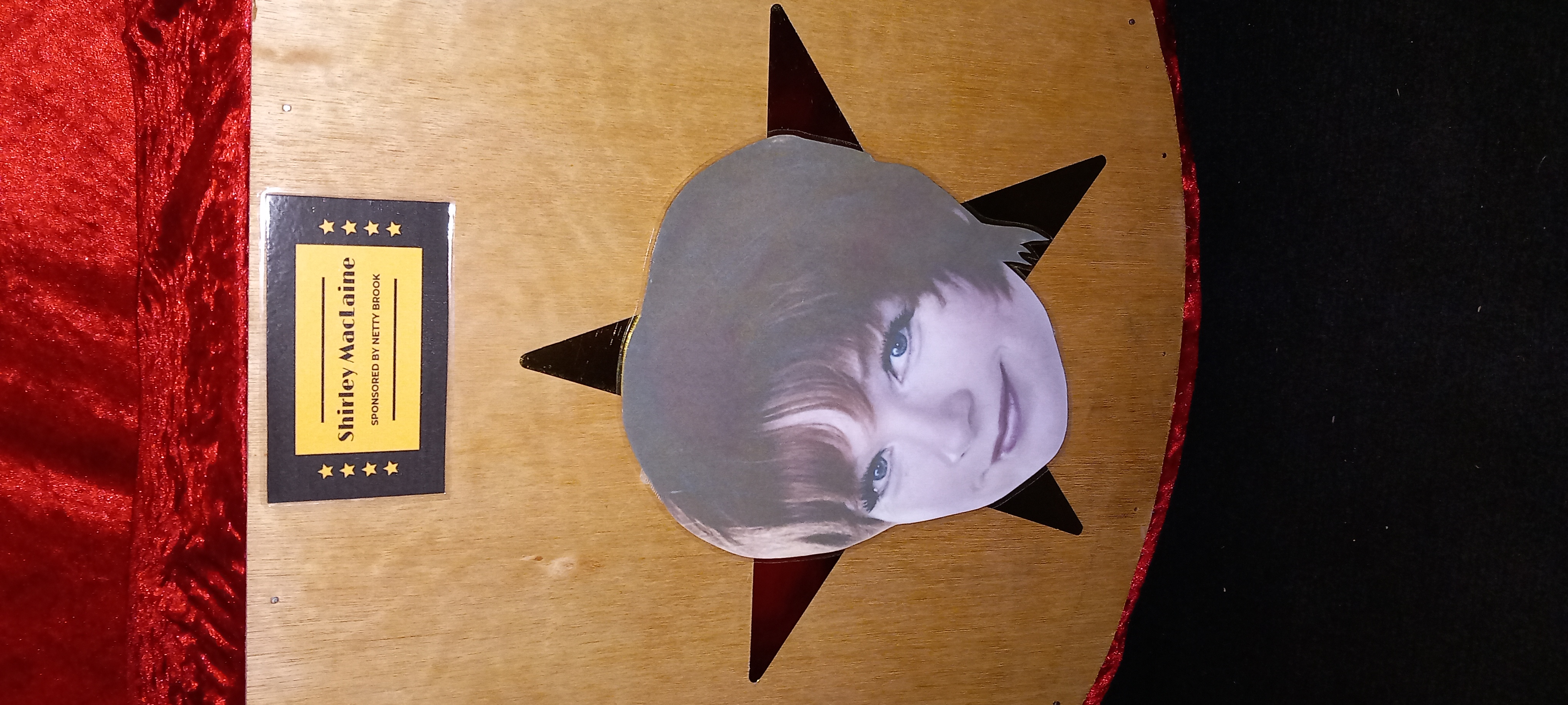 Thank you to Netty Brook for Sponsoring a Seat with Shirley MacLaine